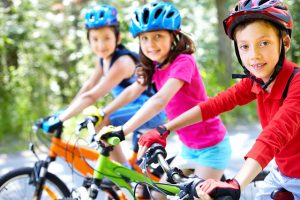 family fitness cycling